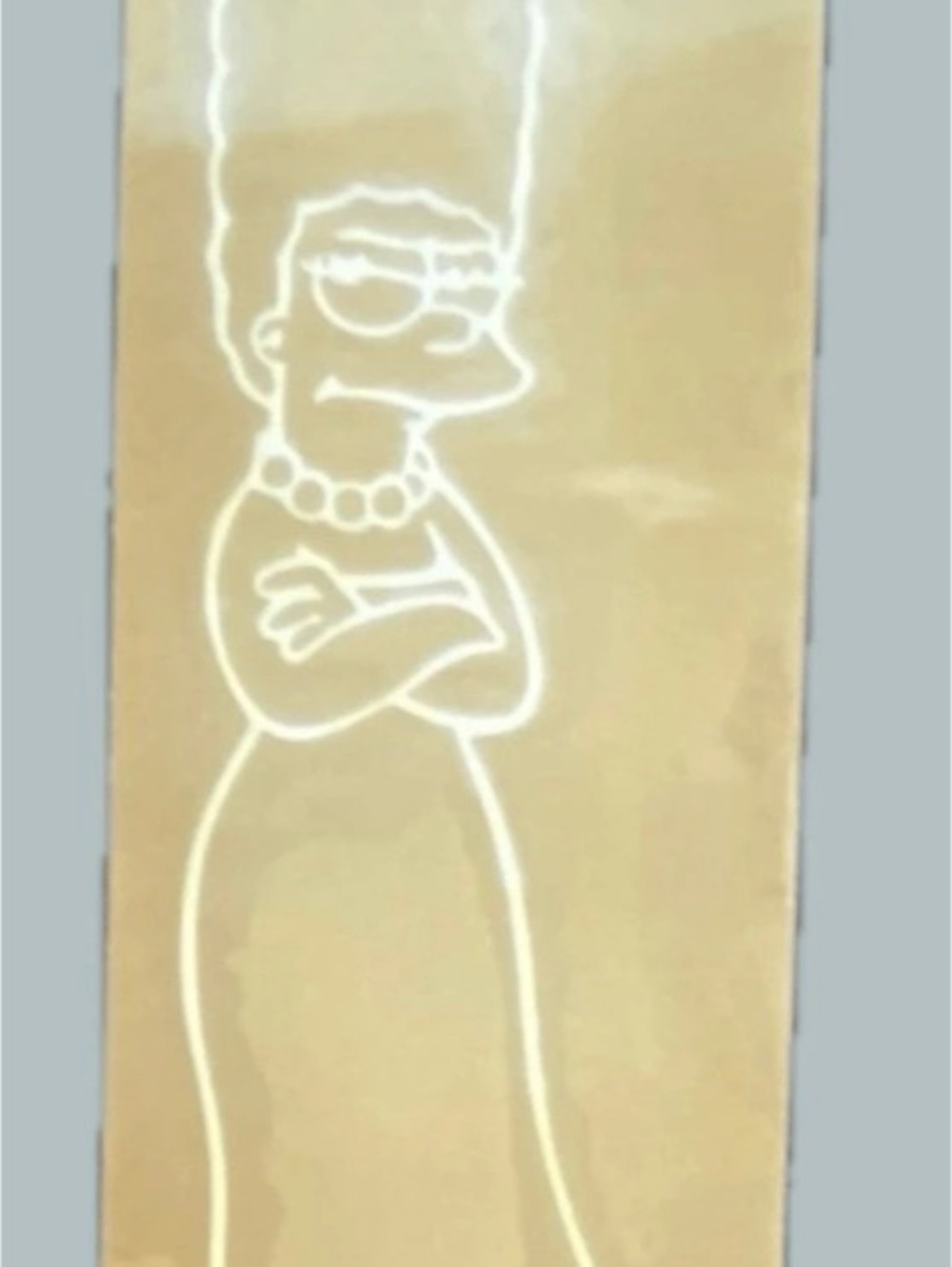 Vintage The Simpsons TM ÂŠď¸ 2000 Lisa Simpson Lisa Simpson Window Decal